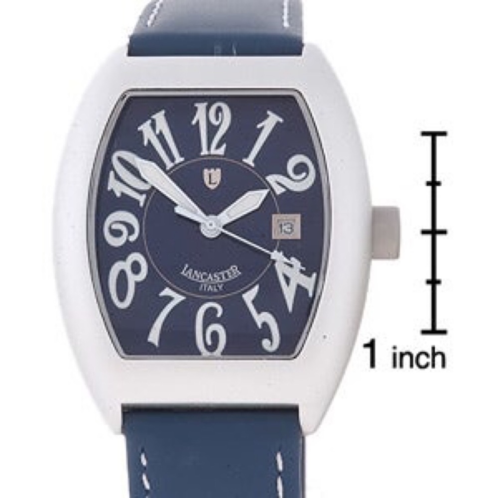 Lancaster Men's Blue Intrigo Solo Tempo Watch